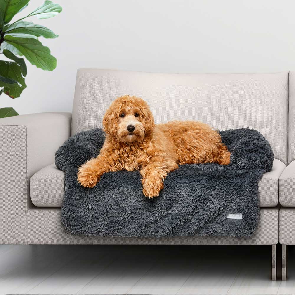 Snooza Sofa Buddy Faux Fur Dog Bed for Sofas