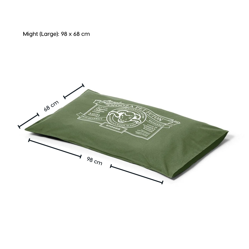 Summer Cotton Canvas Futon Cover Fern Mighty | Buy Direct at Snooza Dog Beds