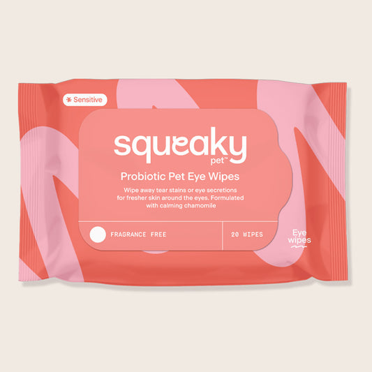 Squeaky by Snooza Pet Eye Wipes - 20 Pack