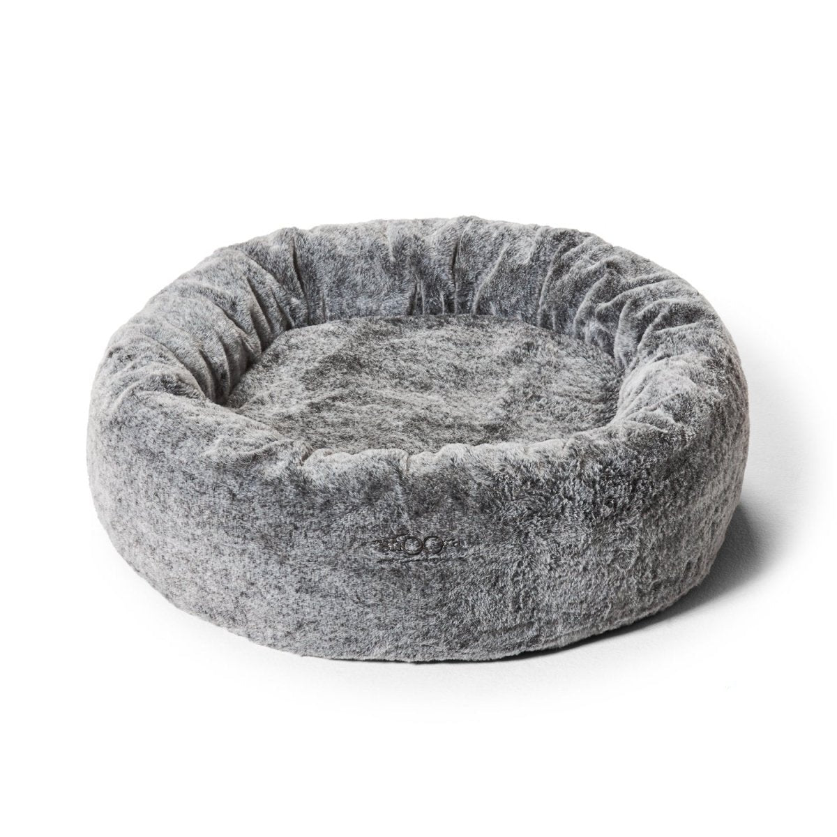 Calming Cuddler in Plush Chinchilla | Buy Direct at Snooza Dog Beds