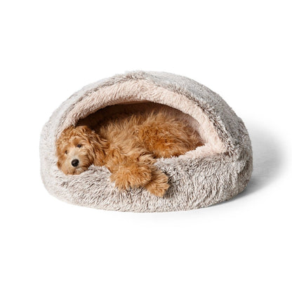 Calming Hoodie Cuddler Mink | Buy Direct at Snooza Dog Beds