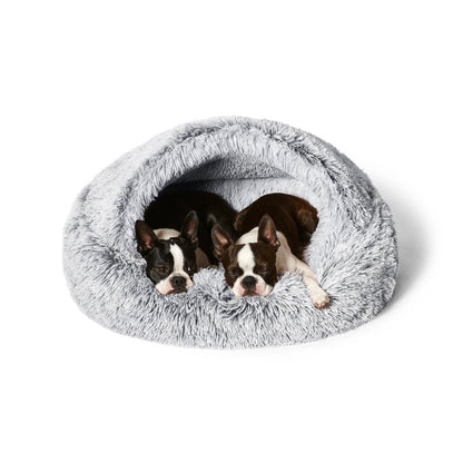 Hoodie Cuddler + Blanket Bundle Silver Fox | Buy Direct at Snooza Dog Beds