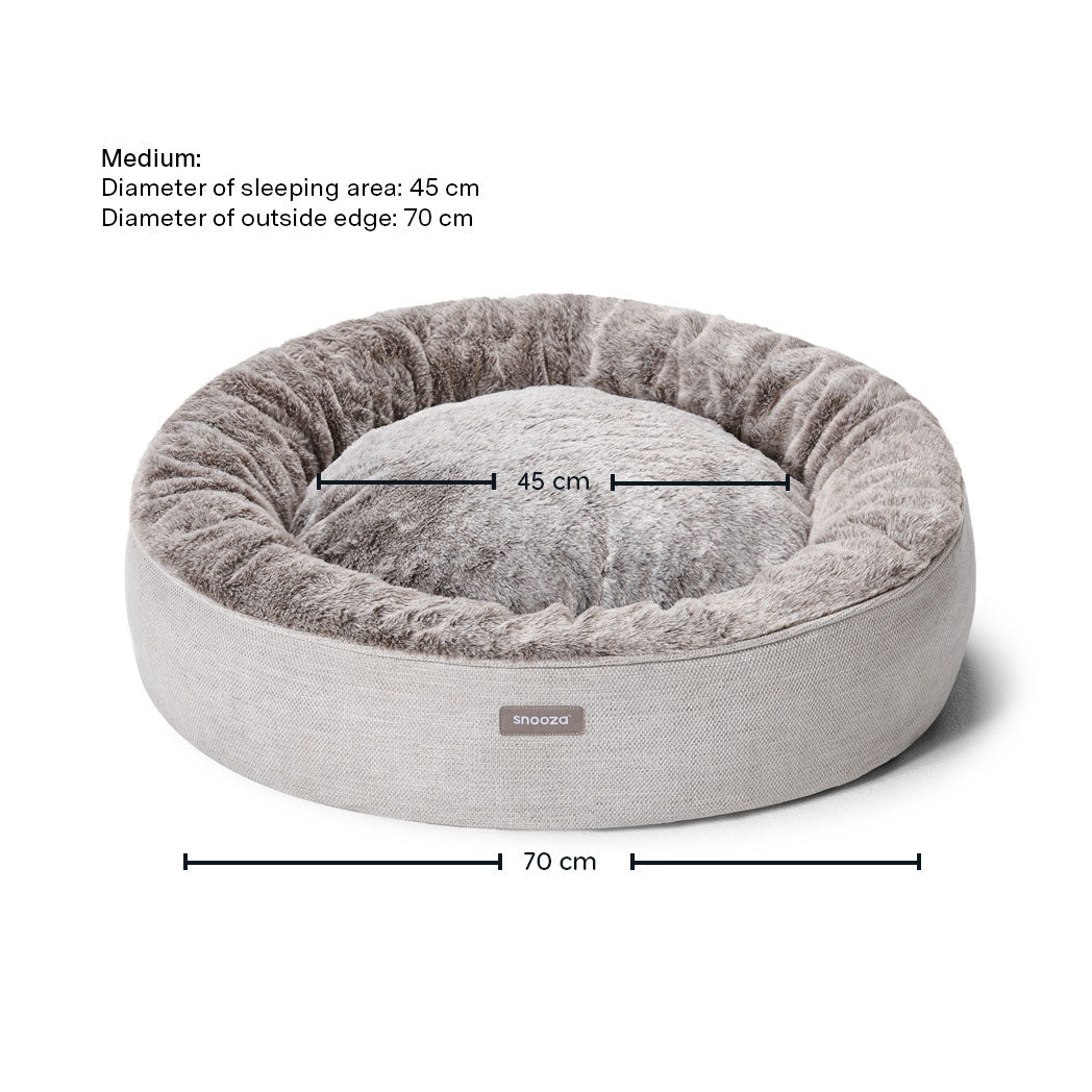 Cuddler Dog Bed in Cashmere | Buy Direct at Snooza Dog Beds