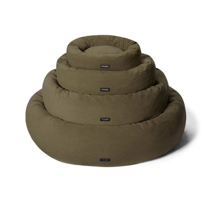 Self - Warming Polar Fleece Cuddler in Olive | Buy Direct at Snooza Dog Beds