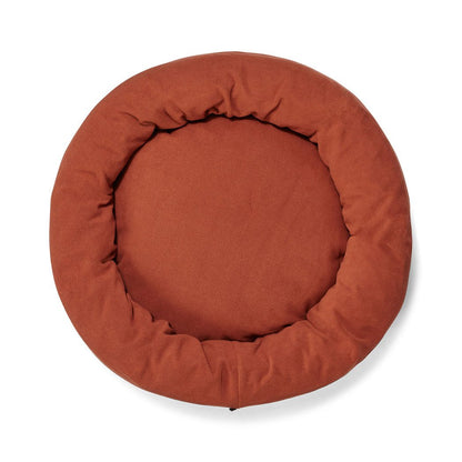 Self - Warming Polar Fleece Cuddler in Rust | Buy Direct at Snooza Dog Beds