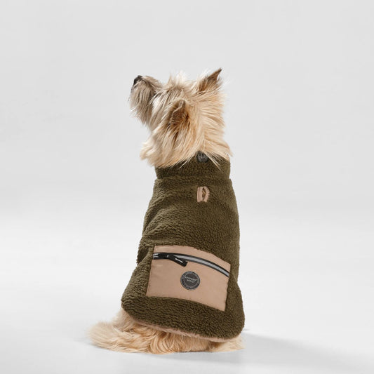 Teddy Dog Coat with Pocket | Buy Direct at Snooza Dog Beds