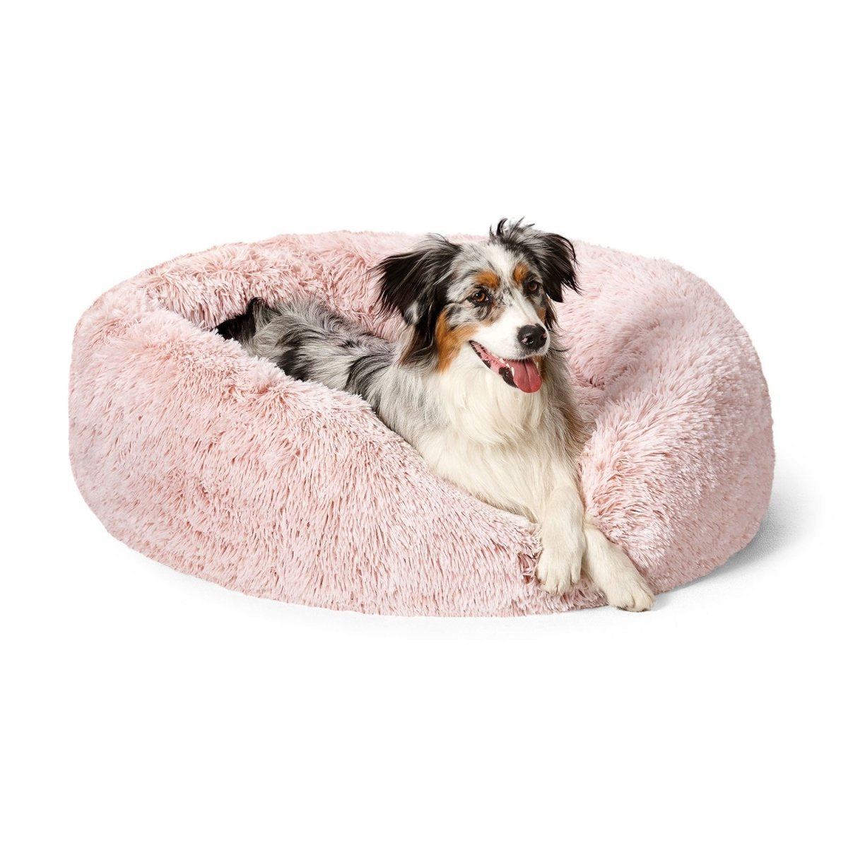 Calming cuddler hot sale dog bed